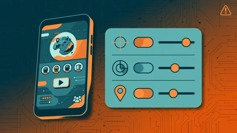 Team Regedit Injector APK flat illustration — Free Fire injector panel toggles for aim, ESP, and location menus